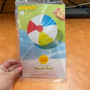 Sun Squad Inflatable Beach Ball - Multicolor